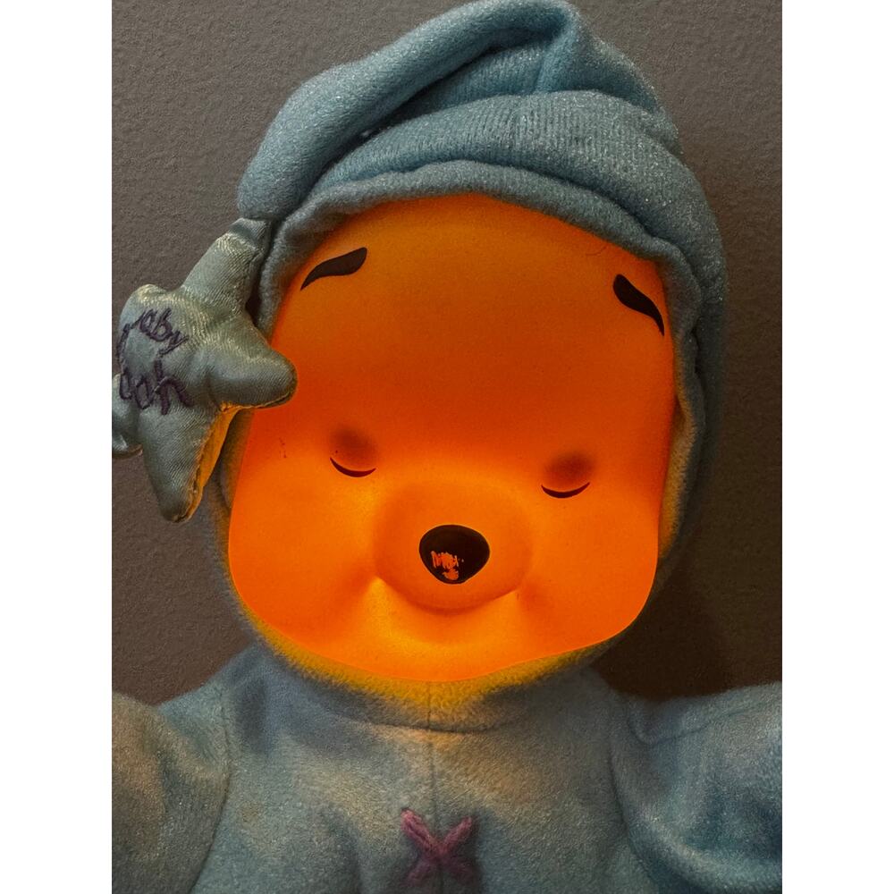 Fisher Price Winnie The Pooh Dream Glow Light Up Musical Baby Plush Toy 2002
